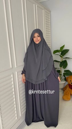 Ayrobin elbise gölgeli 2 katlı sufle