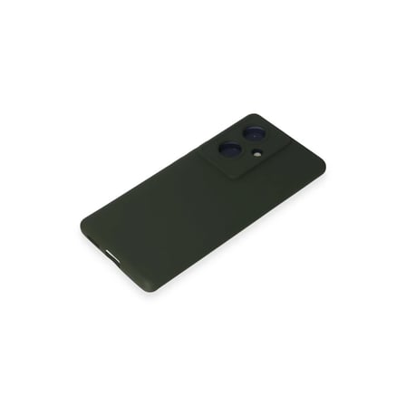 Vivo V29 Lite Kılıf Nano içi Kadife Silikon - Koyu Yeşil
