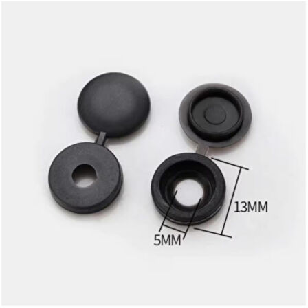 Vida Gizleyici Kapak Plastik (50 Li Paket) Beyaz