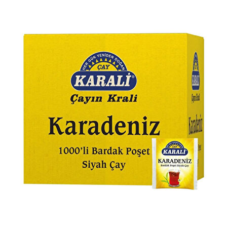 Karali Karadeniz Bardak Poşet Çay 1000 X 1,5 gr 