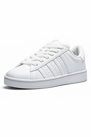 Unisex Günlük Spor Ayakkabı Kaymaz Yumuşak Taban Rahat Bağcıklı Sneaker 473
