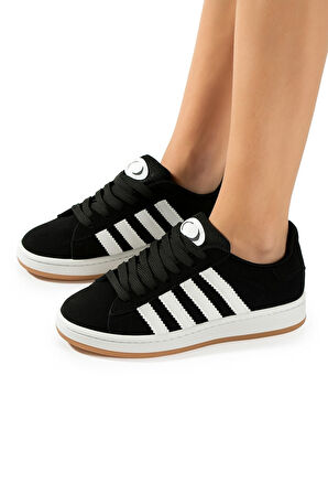 Unisex Günlük Spor Ayakkabı Kaymaz Yumuşak Taban Rahat Bağcıklı Sneaker 473