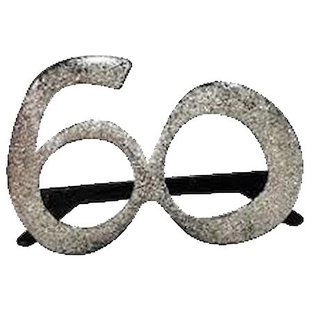 PARTİ GÖZLÜĞÜ 60 YAŞ 16CM X 11CM