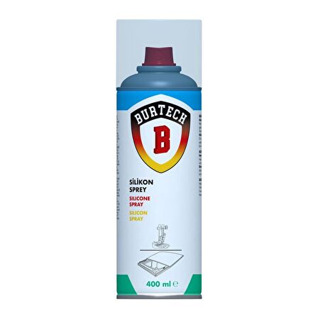 Burtech Silikon Sprey 400 Ml Silikonlu Yağlayıcı Sprey