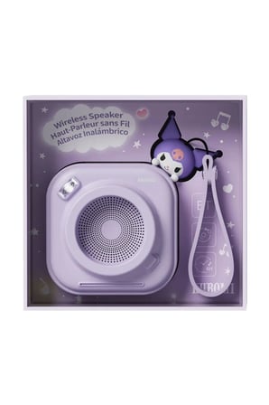MINISO Sanrio Lisanslı Kuromi Bluetooth Hoparlör A133 – Kablosuz Taşınabilir Ses Sistemi