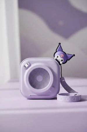 MINISO Sanrio Lisanslı Kuromi Bluetooth Hoparlör A133 – Kablosuz Taşınabilir Ses Sistemi