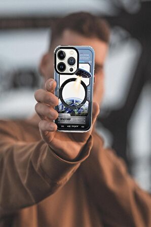 iPhone 15 Pro Uyumlu Aerospace Magsafe Telefon Kılıfı