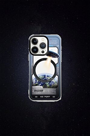  iPhone 15 Pro Uyumlu Aerospace Magsafe Telefon Kılıfı