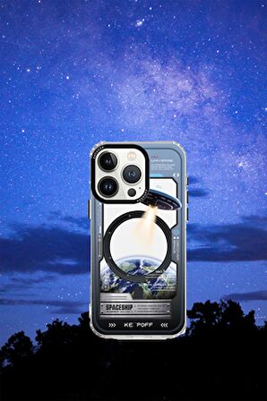  iPhone 15 Pro Uyumlu Aerospace Magsafe Telefon Kılıfı