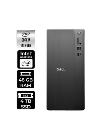Pro Tower Essential QVT1260 Core i7 14700 48GB RAM 4TB SSD Win11 Home BTO014QVT1260P332 Masaüstü Bilgisayar + PER4 USB Bellek