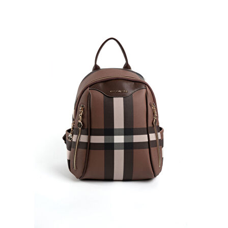 Silver Polo  Kadın  906-47374 SILVER POLO SIRT ÇANTASI MK85 KOYU KAHVE-MAT KAHVE