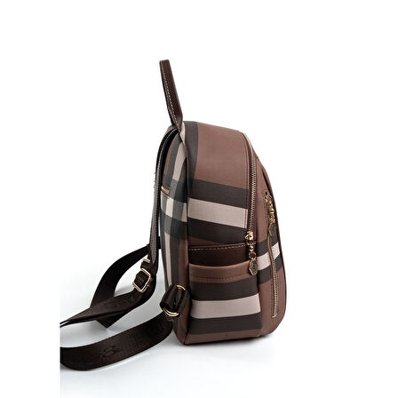 Silver Polo  Kadın  906-47374 SILVER POLO SIRT ÇANTASI MK85 KOYU KAHVE-MAT KAHVE