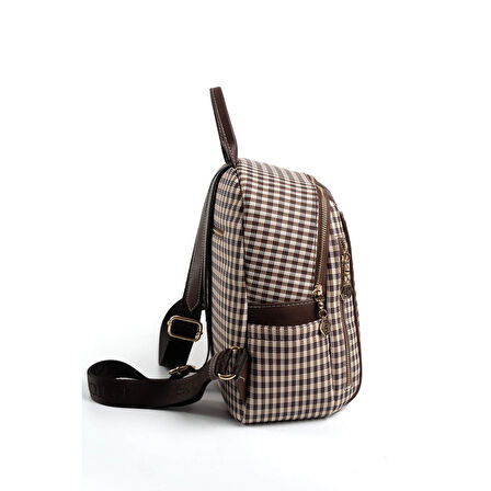 Silver Polo  Kadın  906-47376 SILVER POLO SIRT ÇANTASI M191 KAHVE SARI-MAT KAHVE