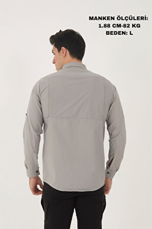 Camp376 Outdoor Tactical Rahat Ve Kullanışlı Su İticili Erkek Taktik Gömlek