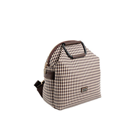 Silver Polo  Kadın  771-47388 SILVER POLO SIRT ÇANTASI M191 KAHVE SARI-MAT KAHVE