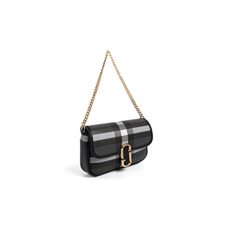 Silver Polo  Kadın Çapraz Çanta 1171-47389 SILVER POLO ÇAPRAZ BAYAN ÇANTASI MK129 SİYAH-MAT SİYAH