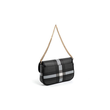 Silver Polo  Kadın Çapraz Çanta 1171-47389 SILVER POLO ÇAPRAZ BAYAN ÇANTASI MK129 SİYAH-MAT SİYAH