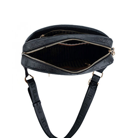 Silver Polo  Kadın Çapraz Çanta 1094-47395 SILVER POLO ÇAPRAZ BAYAN ÇANTASI M178 KOYU BEJ-MAT KAHVE