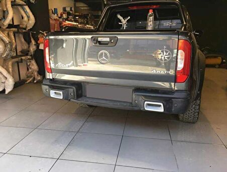 Mercedes X-Class Arka Difüzör Mat Siyah 2017 ve Sonrası