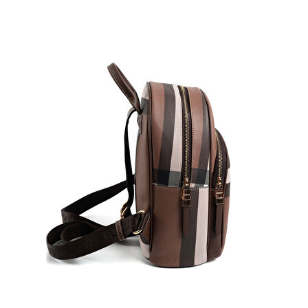 Silver Polo  Kadın  1062-47402 SILVER POLO SIRT ÇANTASI MK85 KOYU KAHVE-MAT KAHVE