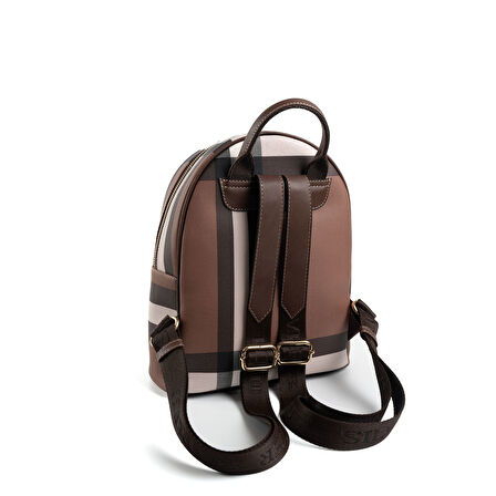 Silver Polo  Kadın  1062-47402 SILVER POLO SIRT ÇANTASI MK85 KOYU KAHVE-MAT KAHVE