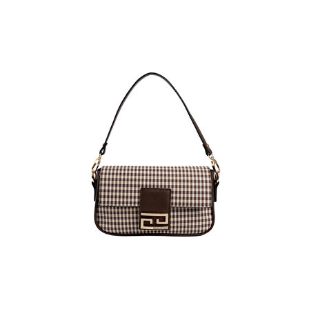 Silver Polo  Kadın Çapraz Çanta 1179-47405 SILVER POLO ÇAPRAZ Kadın ÇANTASI M191 KAHVE SARI-MAT KAHVE