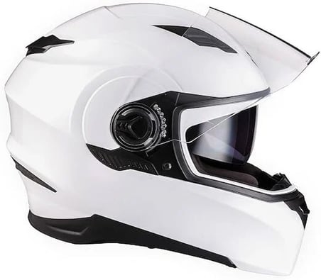 Armor AF-77 Full Face Parlak Beyaz