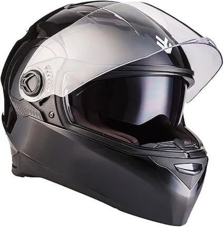 Armor AF-77 Full Face Parlak Siyah