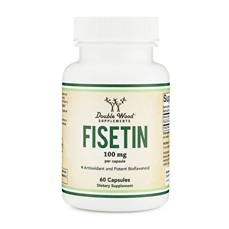 Fisetin Supplement 100 mg 60 Kapsül