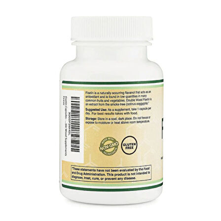 Fisetin Supplement 100 mg 60 Kapsül