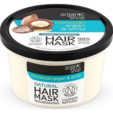 Organic Shop Argan Yağlı & Amla Saç Maskesi 250ml
