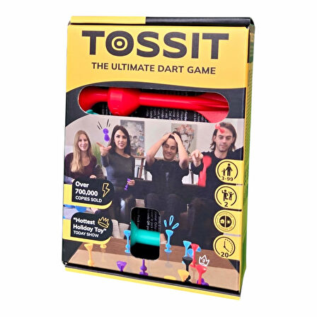 TOSSIT Silikon Dart Başlangıç Seti (Kırmızı, Camgöbeği)