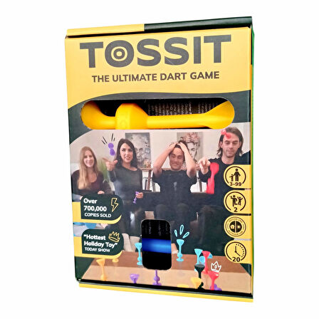 TOSSIT Silikon Dart Başlangıç Seti (Mavi, Sarı)