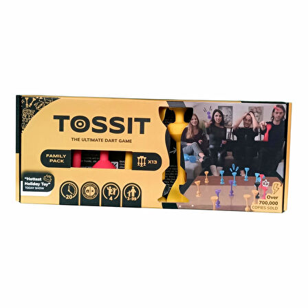 TOSSIT Silikon Dart Aile Seti (Kırmızı, Camgöbeği, Mavi, Sarı)