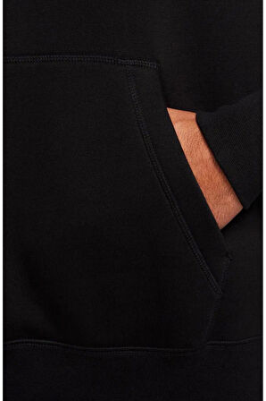 Club Fleece Erkek Siyah Sweatshirt