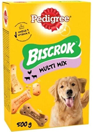 Pedigree Multi Biscrok Köpek Ödül Bisküvisi 500 Gr*2 ADET
