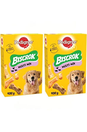 Pedigree Multi Biscrok Köpek Ödül Bisküvisi 500 Gr*2 ADET