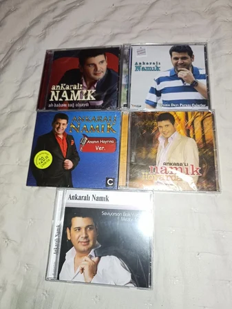5 Adet Ankaralı namık cd albüm set