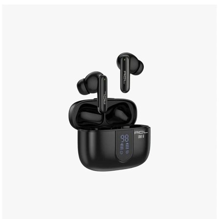 Bluetooth 6.0 Kulaklık Kablosuz Kulak İçi LCD Göstergeli Dijital Ekranlı Çift Mikrofonlu ENC Gürültü Engelleyici Powerbankli Kulaklık