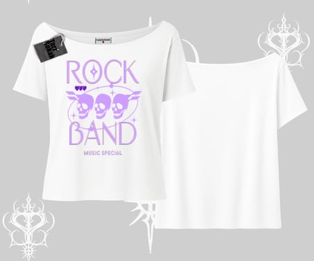Kayık Yaka Tshirt Rock Band Street Noise Culture