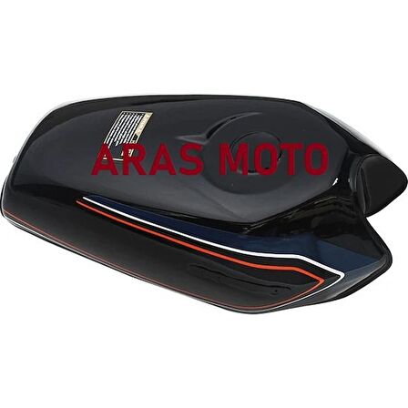 CG - AGK BENZİN DEPOSU SİYAH RENK ŞAMANDIRASIZ 11 LİTRE YAKIT TANKI - ARASMOTO