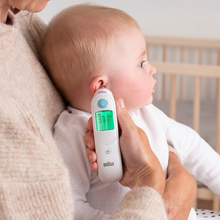  Braun Irt 6515 Kulaktan Ateş Ölçer Yüksek Hassasiyetli Temassız Ölçüm ve Dijital Ekran