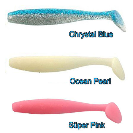 Lucky John LJ Minnow 8.38Cm 3.3'' Silikon Yem Super Pink