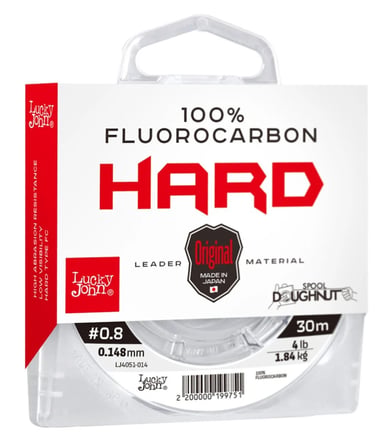 Lucky John Fluorocarbon Hard 30M Şeffaf Misina