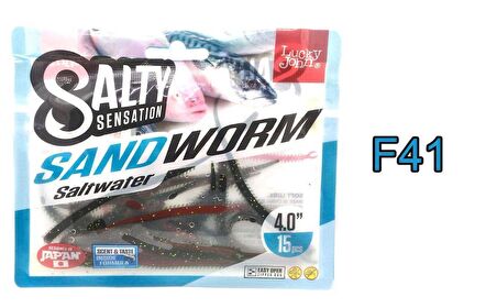 Lucky John Sandworm 10 Cm 15 Pc LRF Silikonu F41