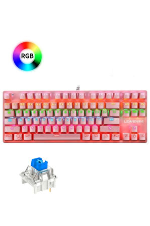 K550 Mavi Switch Mekanik Klavye-87 Tuş Tkl