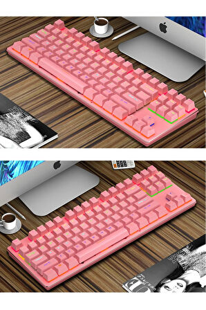 K550 Mavi Switch Mekanik Klavye-87 Tuş Tkl