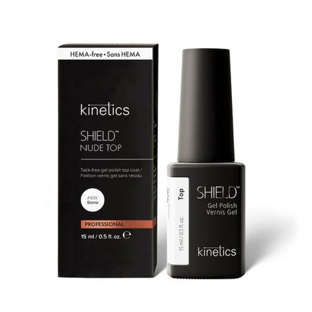 Kinetics Shield Milky Nude Top Coat Yapışkan Katsız 15ml