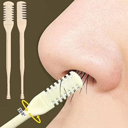 CELİK AVM® 2'Si Bir Arada 2 Parça Kutulu Burun Kıl Alma ve Kulak Temizleme Aparatı