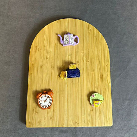 Uretti - Pınar 2572 8717 El Yapımı 4'lü Tematik Minyatür Eşyalar Magnet